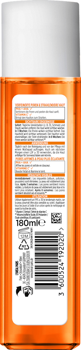 L'ORÉAL PARiS REVITALIFT Toner Vitamin C Pore-Refining, 180 ml