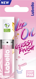 Labello Lip Oil Glossy Finish Candy Pink, 5.5 ml