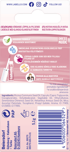 Labello Lip Oil Glossy Finish Dress Nude, 5.5 ml