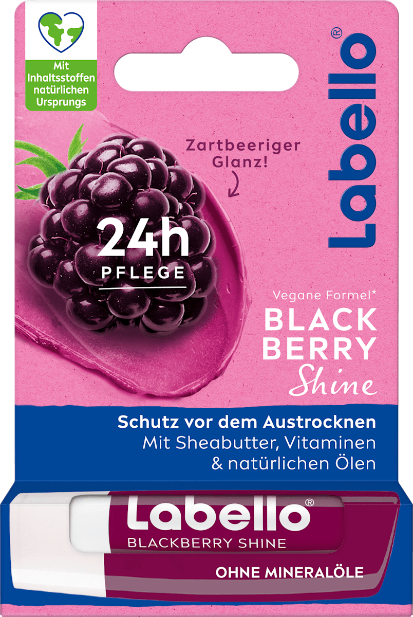 Labello Lip Care Blackberry Shine, 4.8 g