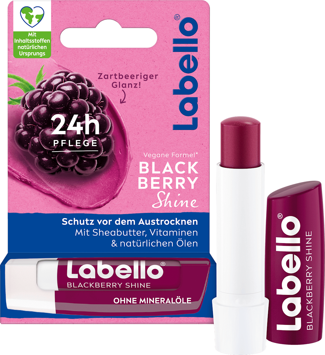 Labello Lip Care Blackberry Shine, 4.8 g