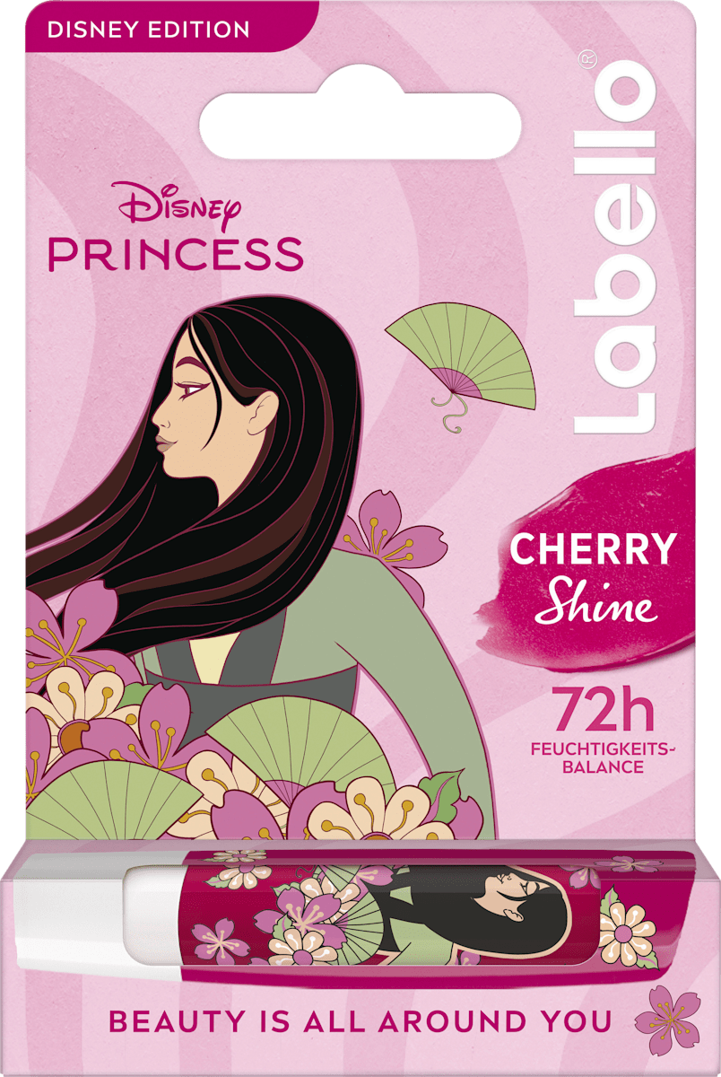 Labello Lip Care Disney Princess Mulan Cherry Shine, 4.8 g
