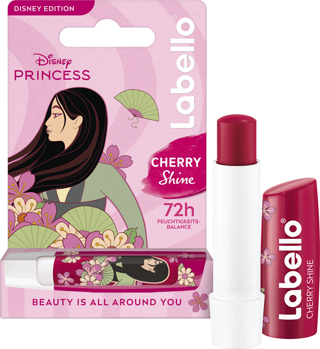 Labello Lip Care Disney Princess Mulan Cherry Shine, 4.8 g