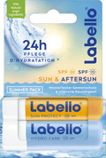 Labello Lip Care Stick Sun SPF 50 & Hydro SPF 15 Summer Mix Set (2 x 4.8 g), 9.6 g