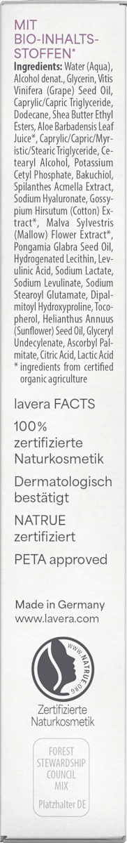 lavera NATURKOSMETIK Firming Eye Cream, 15 ml