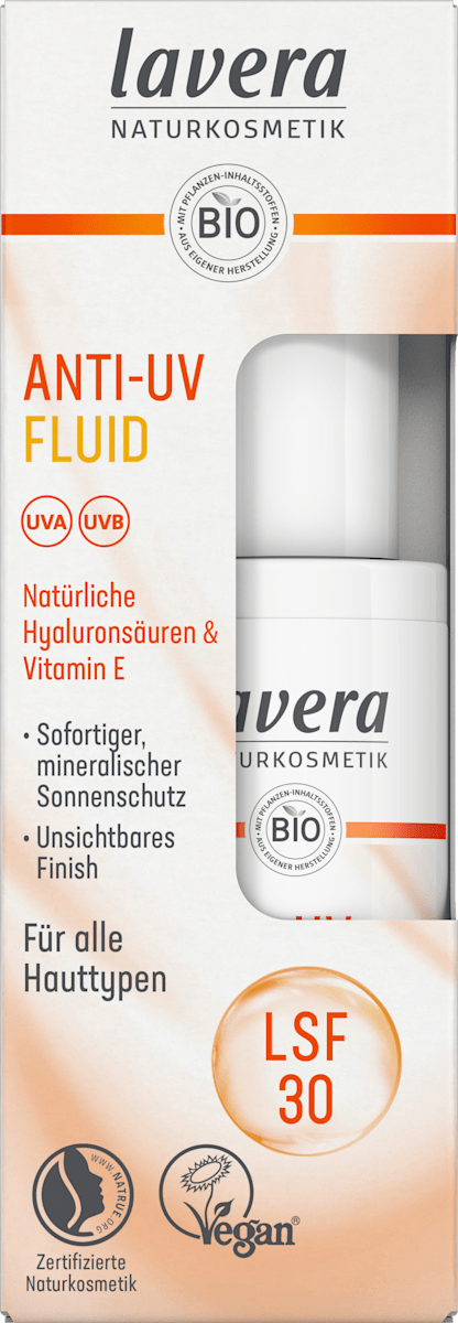 lavera NATURKOSMETIK Fluid Anti-UV SPF 30, 30 ml