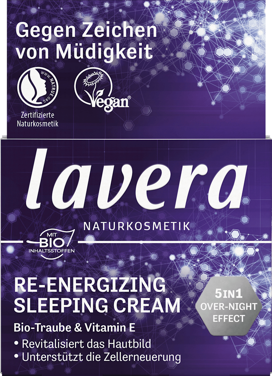 lavera NATURKOSMETIK Night Cream Re-energizing, 50 ml