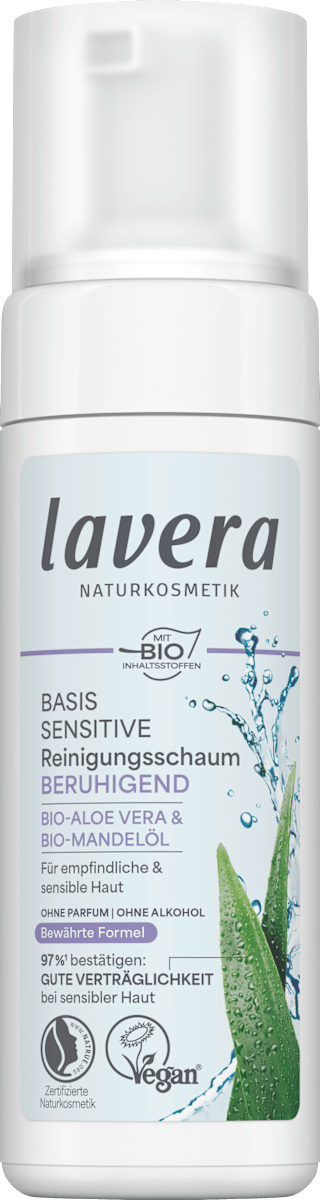 lavera Naturkosmetik Cleansing Foam Basis Sensitiv 150 ml