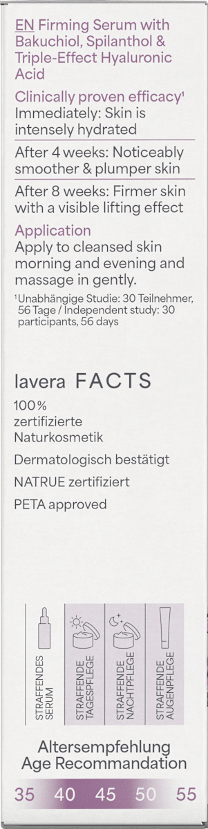 lavera NATURKOSMETIK Firming Serum, 30 ml