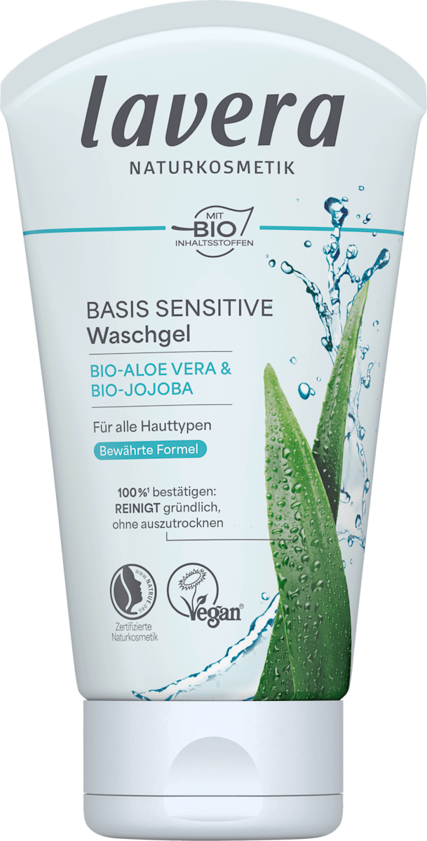 lavera NATURKOSMETIK Cleansing Gel Basis Sensitiv, 125 ml