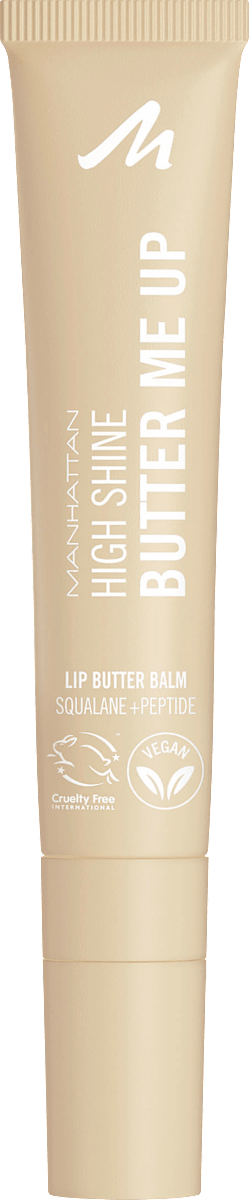 MANHATTAN Cosmetics Lip Balm High Shine Butter Me Up 000 Vanilla Frost, 15 ml
