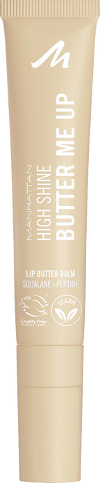 MANHATTAN Cosmetics Lip Balm High Shine Butter Me Up 000 Vanilla Frost, 15 ml