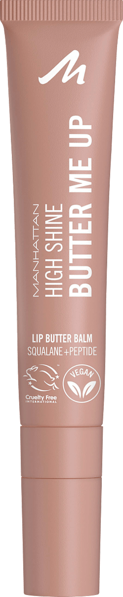 MANHATTAN Cosmetics Lip Balm High Shine Butter Me Up 001 Latte Delight, 15 ml