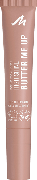 MANHATTAN Cosmetics Lip Balm High Shine Butter Me Up 001 Latte Delight, 15 ml