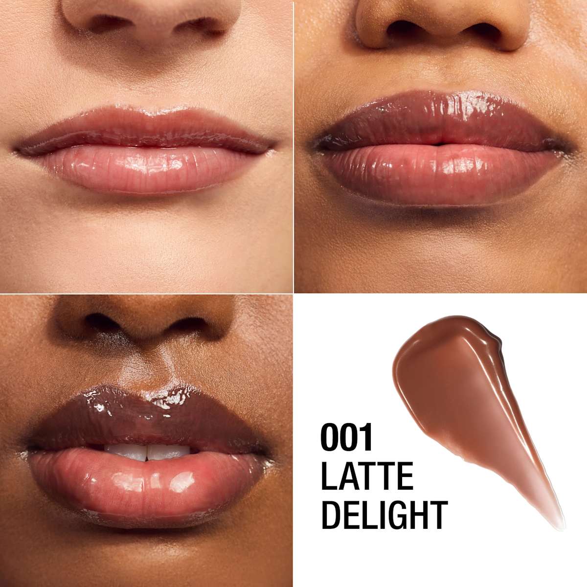 MANHATTAN Cosmetics Lip Balm High Shine Butter Me Up 001 Latte Delight, 15 ml