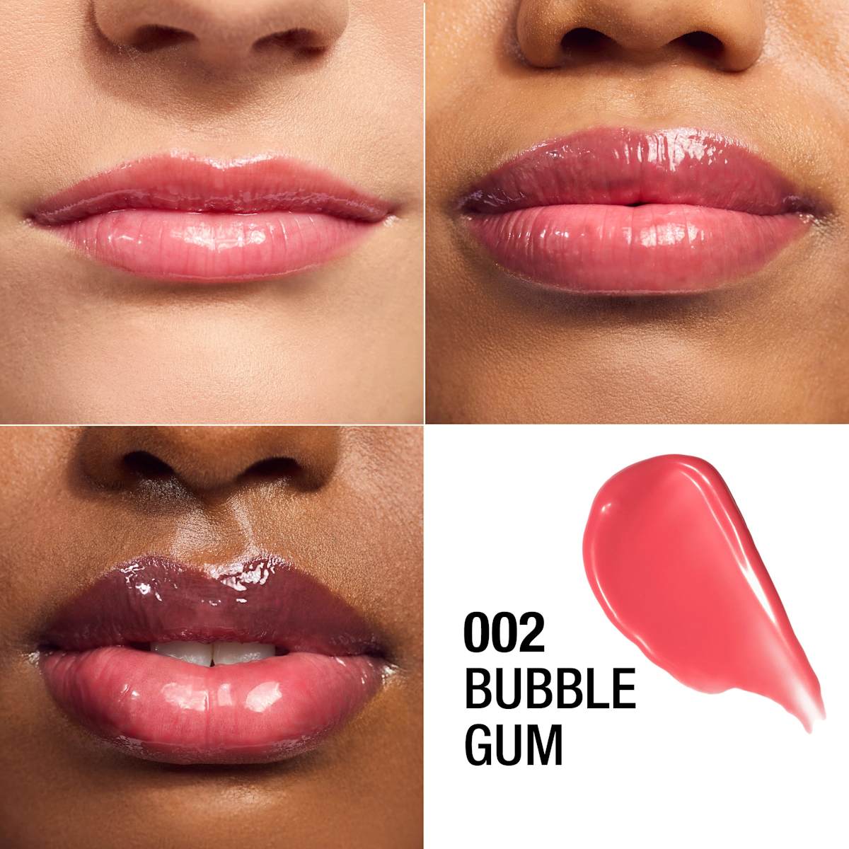 MANHATTAN Cosmetics Lip Balm High Shine Butter Me Up 002 Bubble Gum, 15 ml