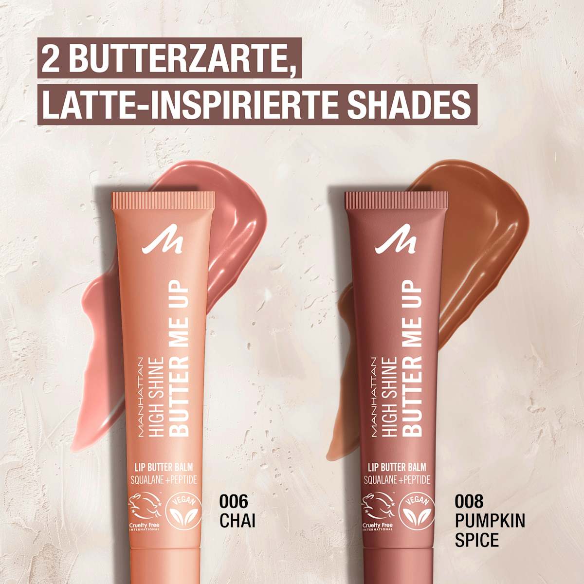 MANHATTAN Cosmetics Lip Balm High Shine Butter Me Up 008, 15 ml