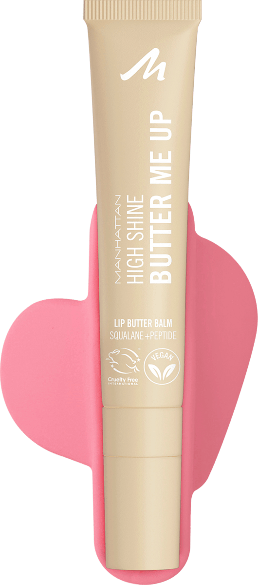 MANHATTAN Cosmetics Lip Balm Set High Shine Butter Me Up 000 Vanilla Frost + Free Phone Holder, 1 set