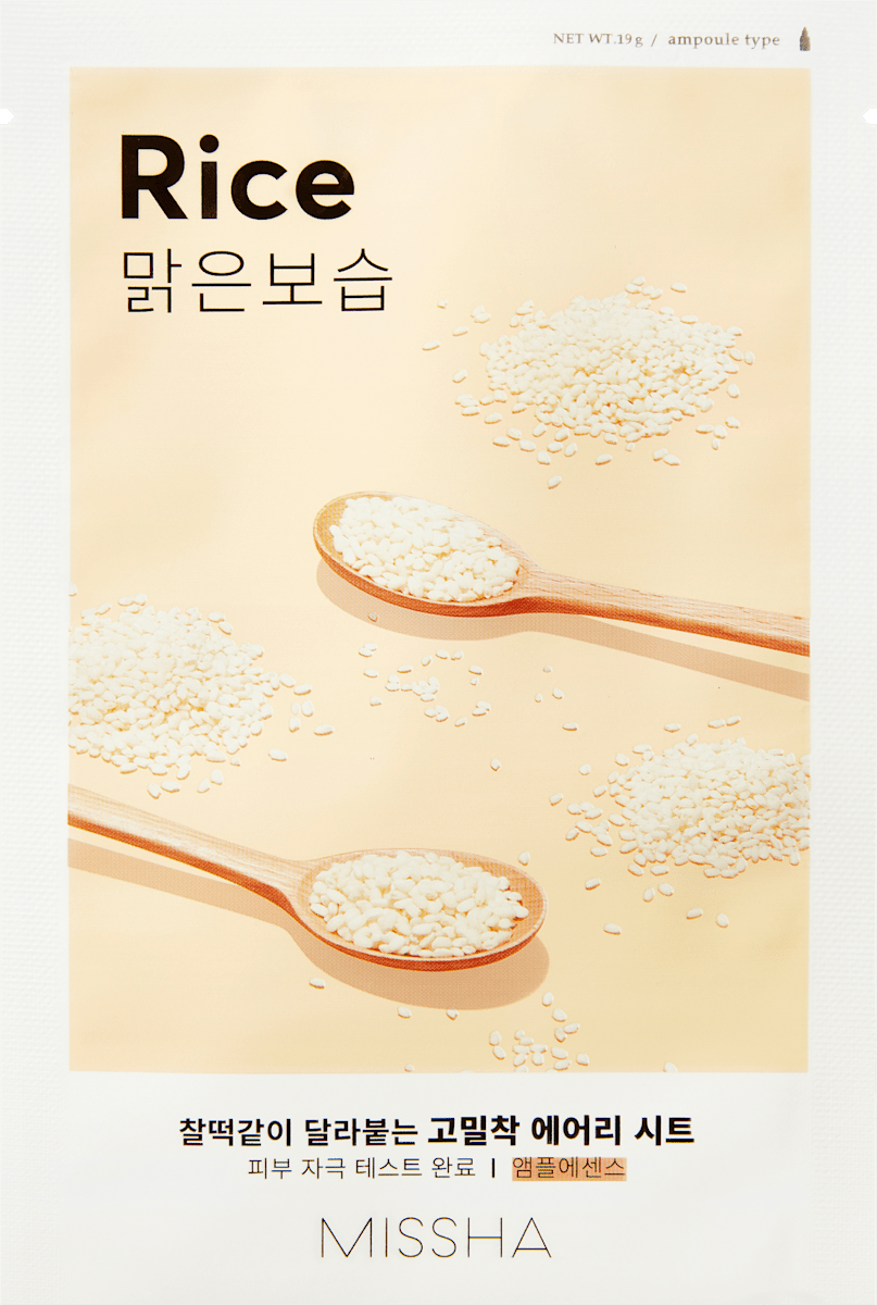 MISSHA Sheet Mask Airy Fit Rice, 1 pc