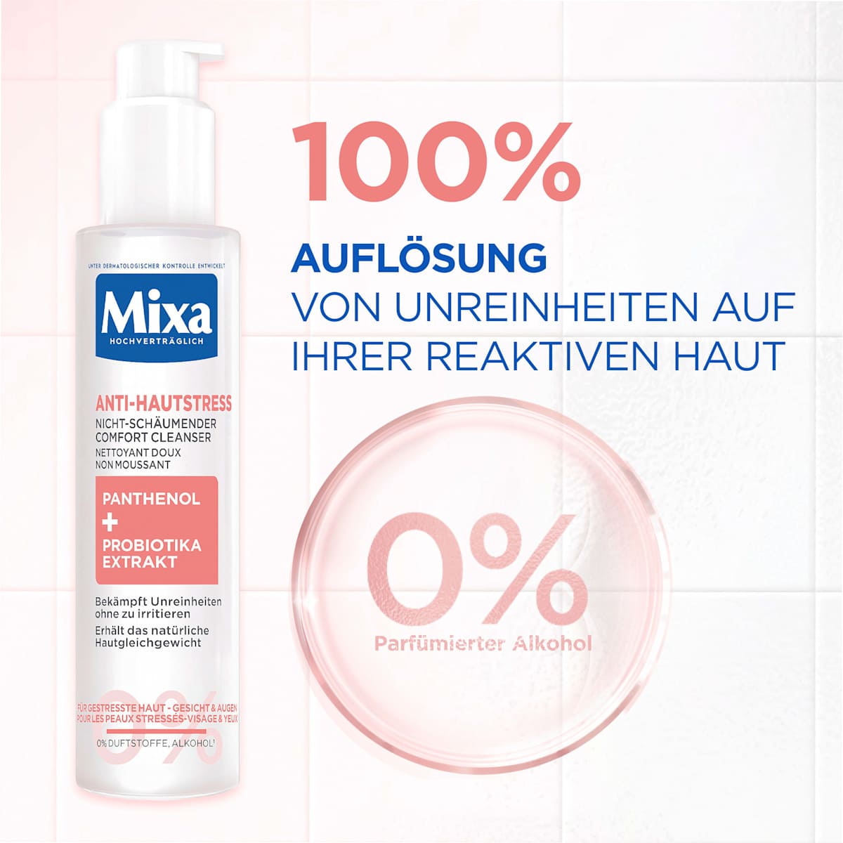 Mixa Cleanser Anti-Skin Stress, 150 ml