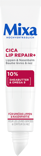 Mixa Cica Lip Repair+ Lip and Nose Balm, 10 ml