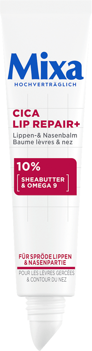 Mixa Cica Lip Repair+ Lip and Nose Balm, 10 ml