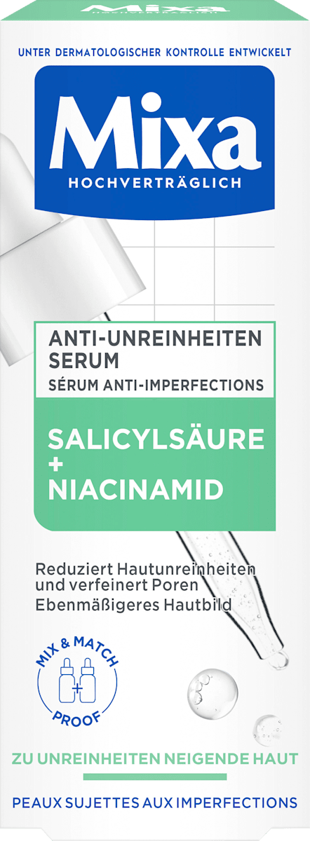 Mixa Anti-Blemish Serum Niacinamide, 30 ml