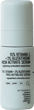 nerds. Face Serum 15% Vitamin C + 2% Glutathione Fresh Active, 30 ml