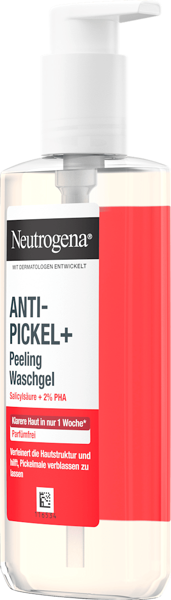 Neutrogena Anti-Pimple Peeling Cleanser AHA/PHA/BHA, 200 ml