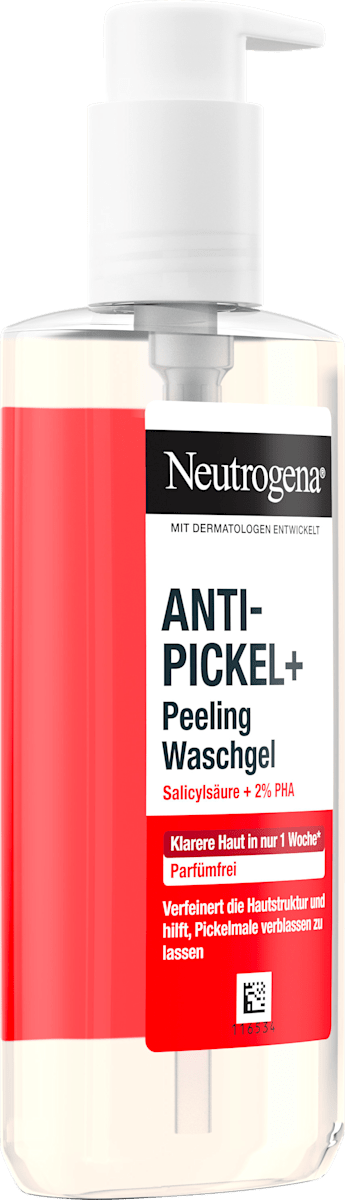 Neutrogena Anti-Pimple Peeling Cleanser AHA/PHA/BHA, 200 ml