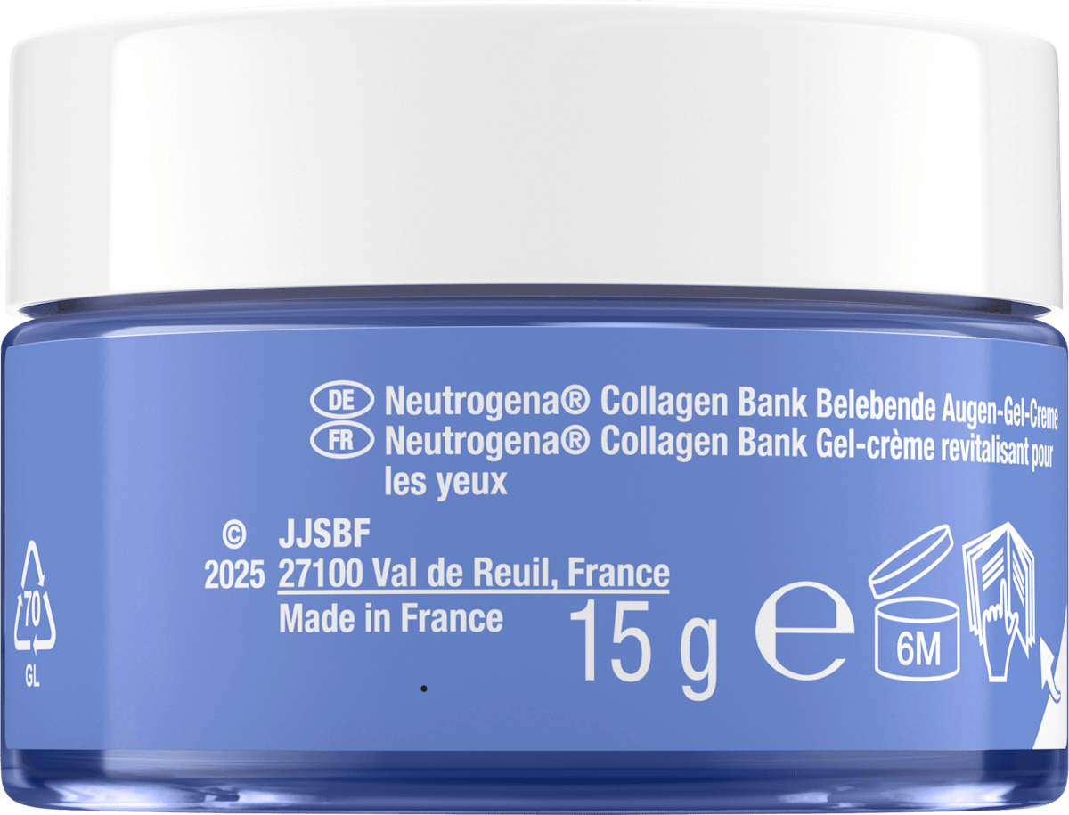 Neutrogena Eye Cream Gel Collagen Bank, 15 ml