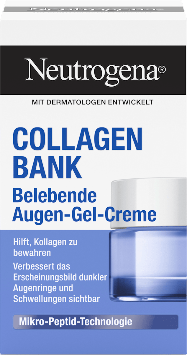 Neutrogena Eye Cream Gel Collagen Bank, 15 ml