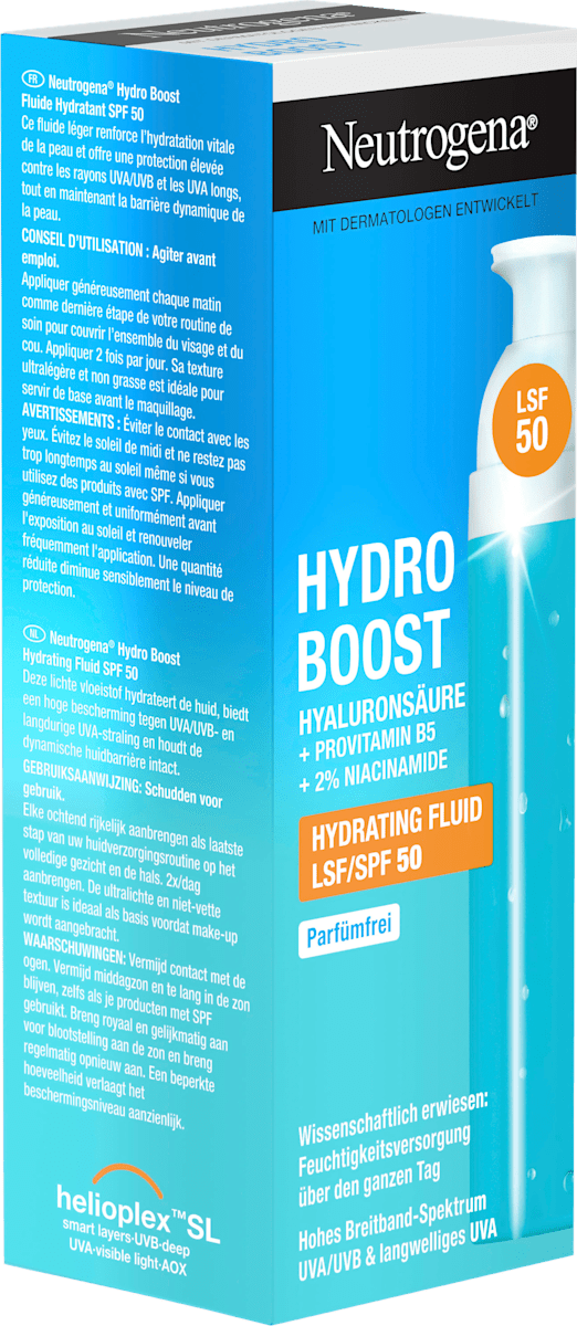 Neutrogena Hydro Boost Hydrating Fluid SPF 50, 50 ml