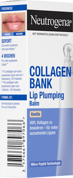 Neutrogena Collagen Bank Lip Plumping Balm Vanilla, 12 ml