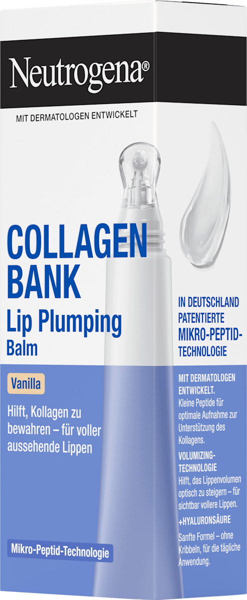 Neutrogena Collagen Bank Lip Plumping Balm Vanilla, 12 ml