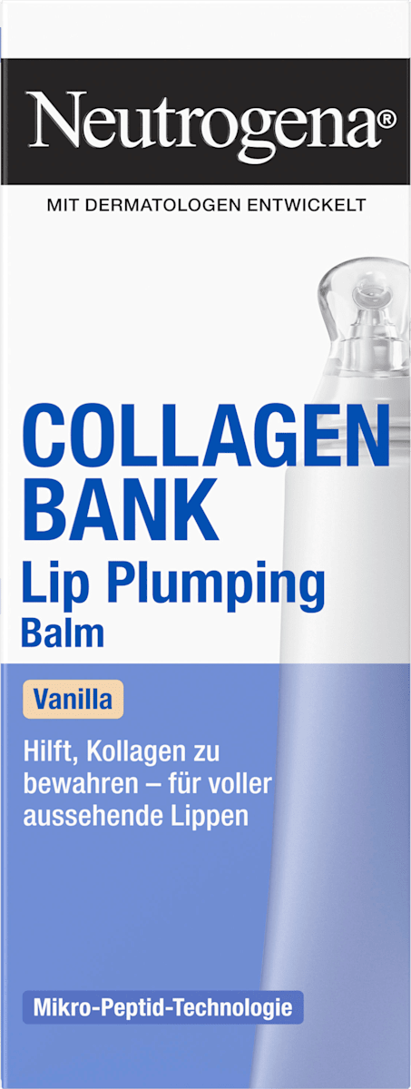 Neutrogena Collagen Bank Lip Plumping Balm Vanilla, 12 ml