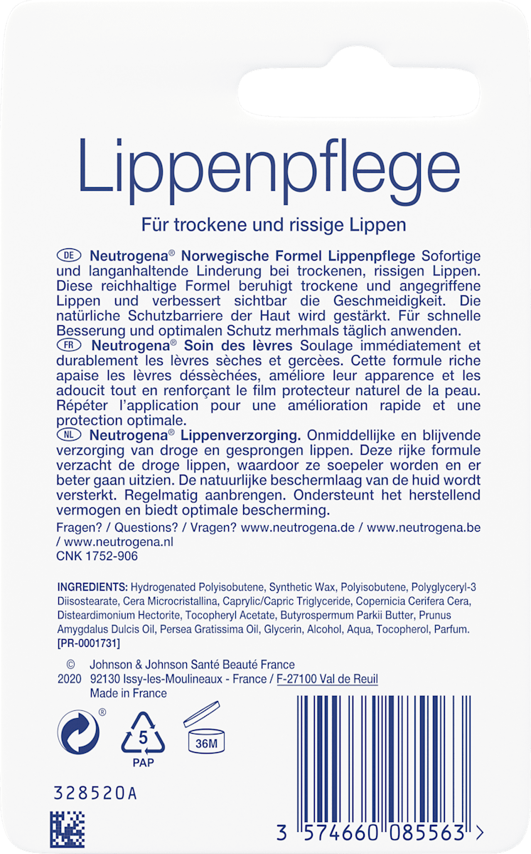 Neutrogena Lip Care Norwegian Formula, 4.8 g
