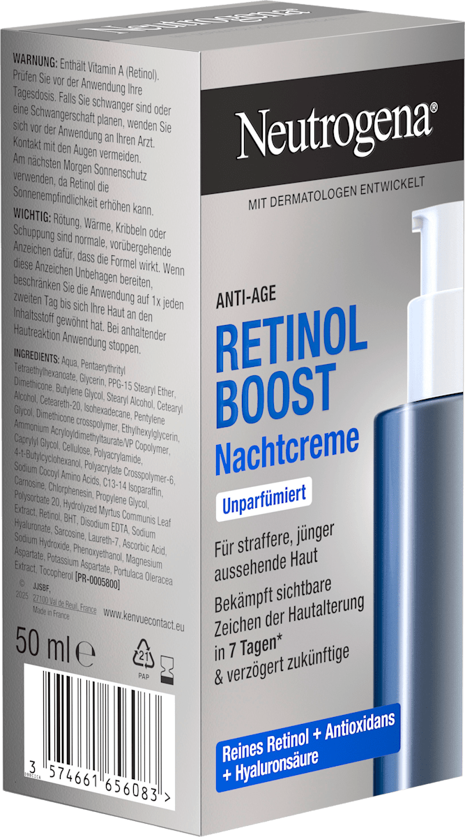 Neutrogena Night Cream Anti-Age Retinol Boost, 50 ml