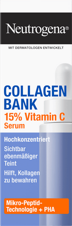 Neutrogena Serum Collagen Bank 15% Vitamin C, 15 ml