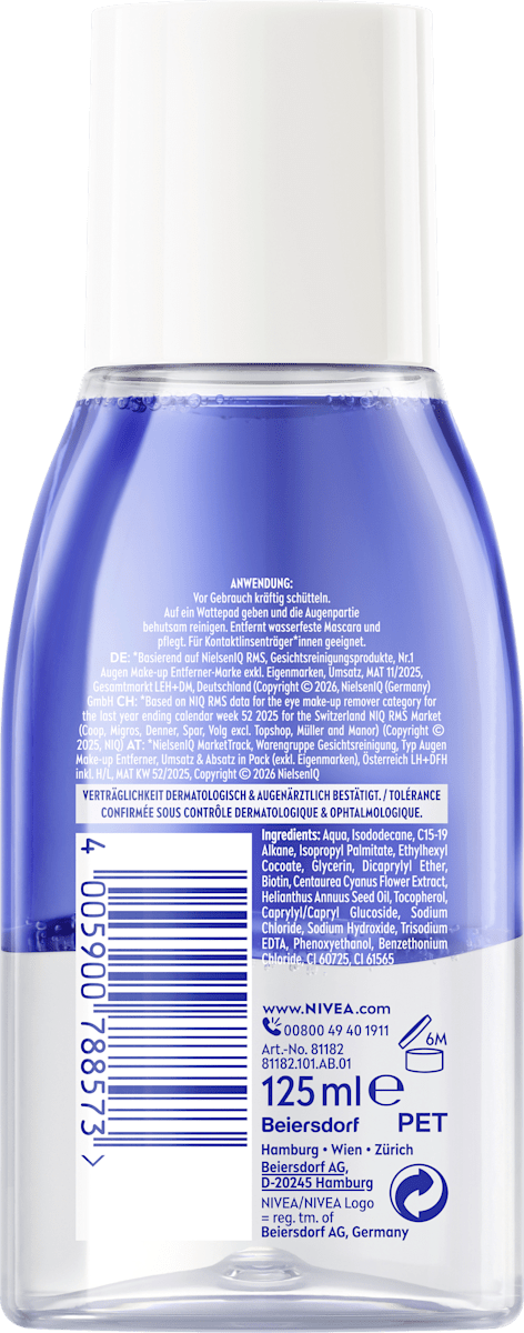 NIVEA Double Effect Eye Make-up Remover 125 ml