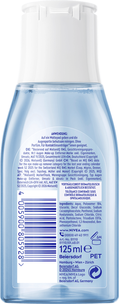 NIVEA Gentle Eye Make-up Remover 125 ml