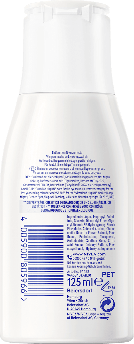 NIVEA Waterproof Eye Make-up Remover 125 ml