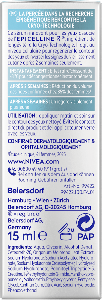 NIVEA Eye Serum Cellular Epigenetics, 15 ml