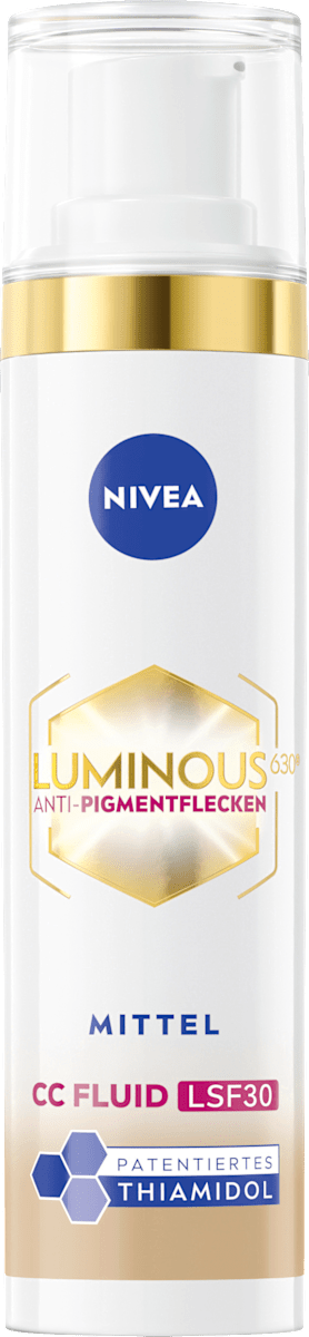 NIVEA CC Cream Luminous 630 Tinted Fluid Medium SPF 30, 40 ml