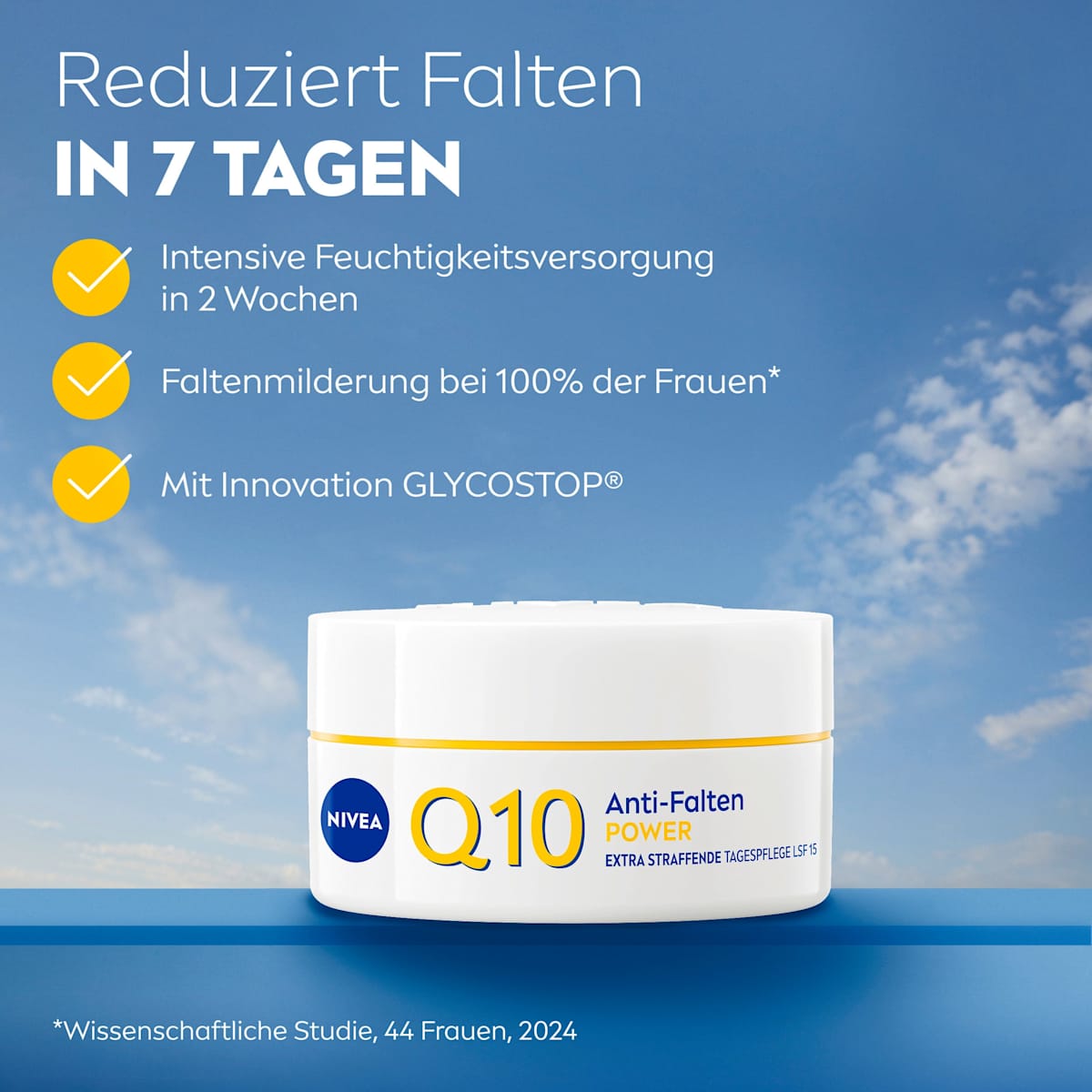 NIVEA Face Cream Q10 Anti-Wrinkle SPF 15, 50 ml