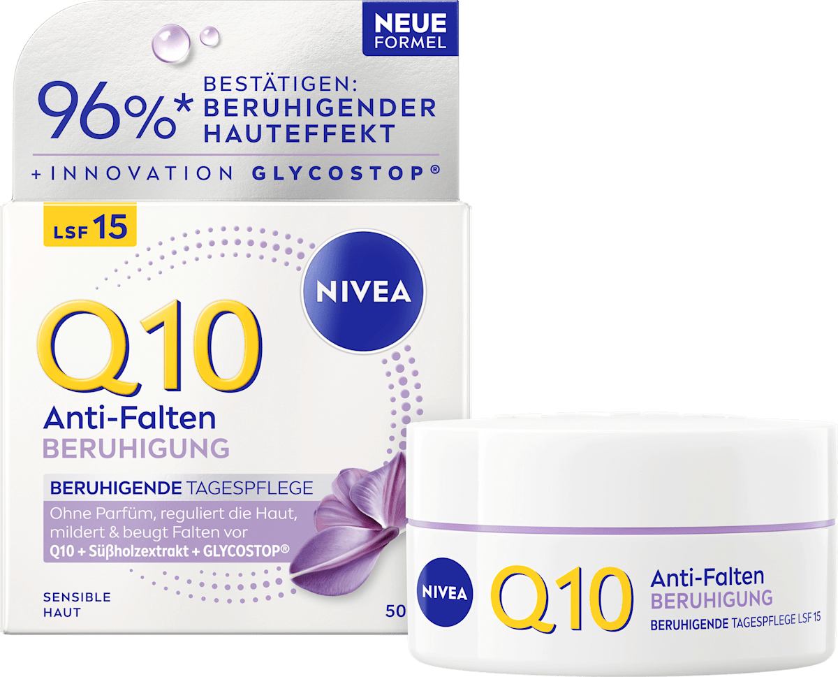 NIVEA Face Cream Q10 Anti-Wrinkle Sensitive, 50 ml