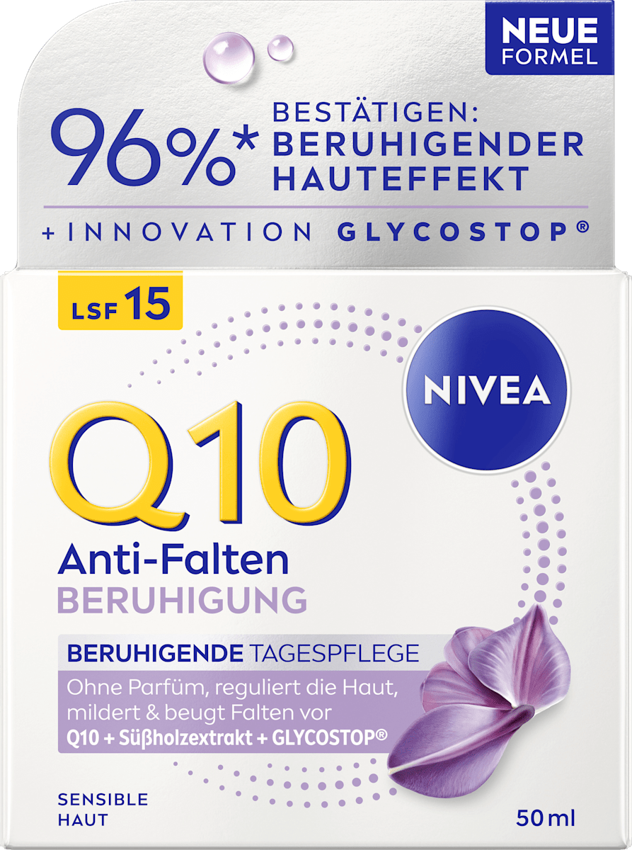 NIVEA Face Cream Q10 Anti-Wrinkle Sensitive, 50 ml