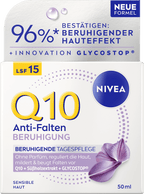 NIVEA Face Cream Q10 Anti-Wrinkle Sensitive, 50 ml