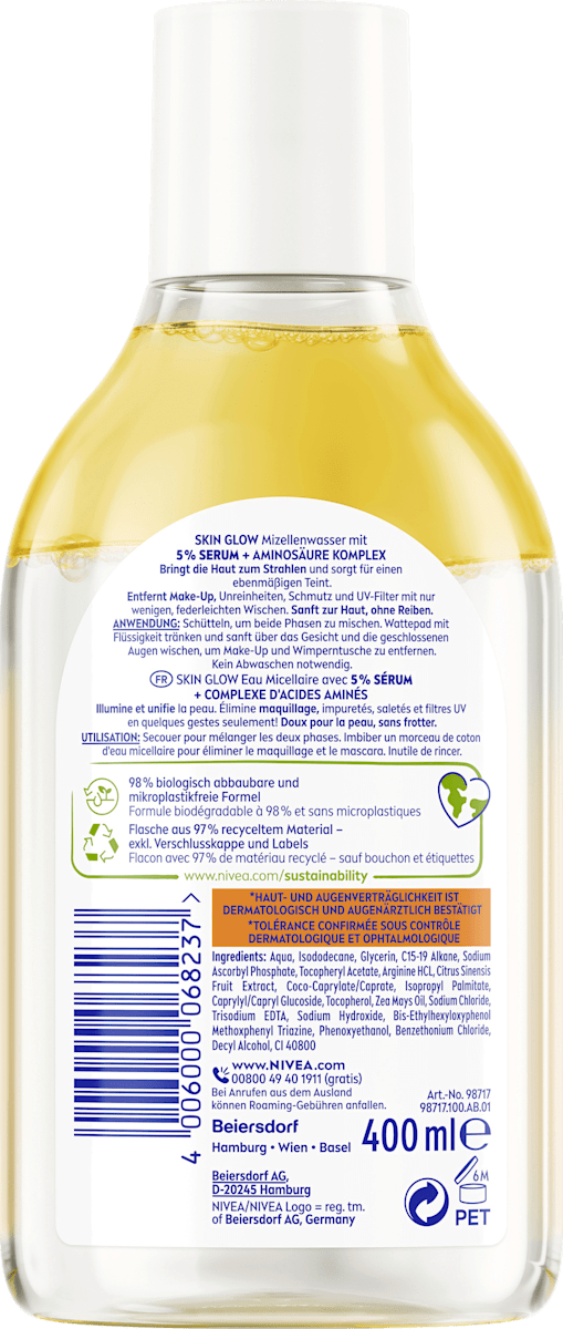 NIVEA Skin Glow Micellar Water 400 ml
