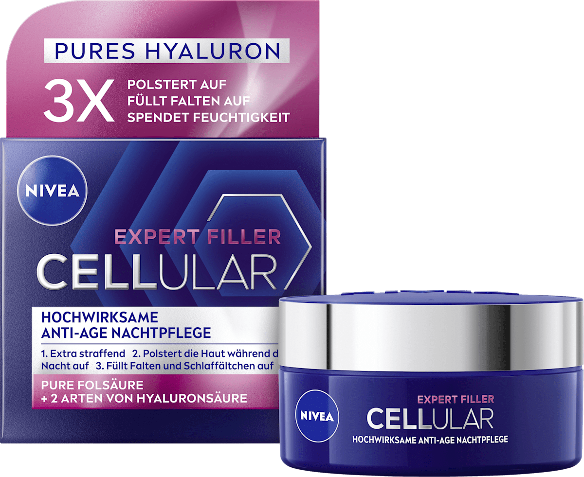 NIVEA Night Cream Anti-Age Cellular Expert Filler, 50 ml